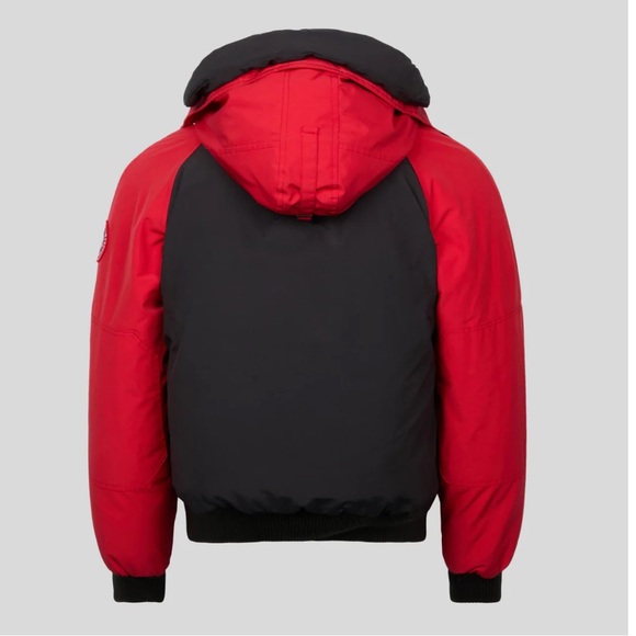 Men’s Canada Goose Red Chilliwack bomber jacket - Picture 3 of 10